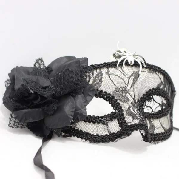 Antifaz de encaje para mujer color negro