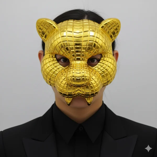 Juego del Calamar Máscara VIP - Puma Dorado