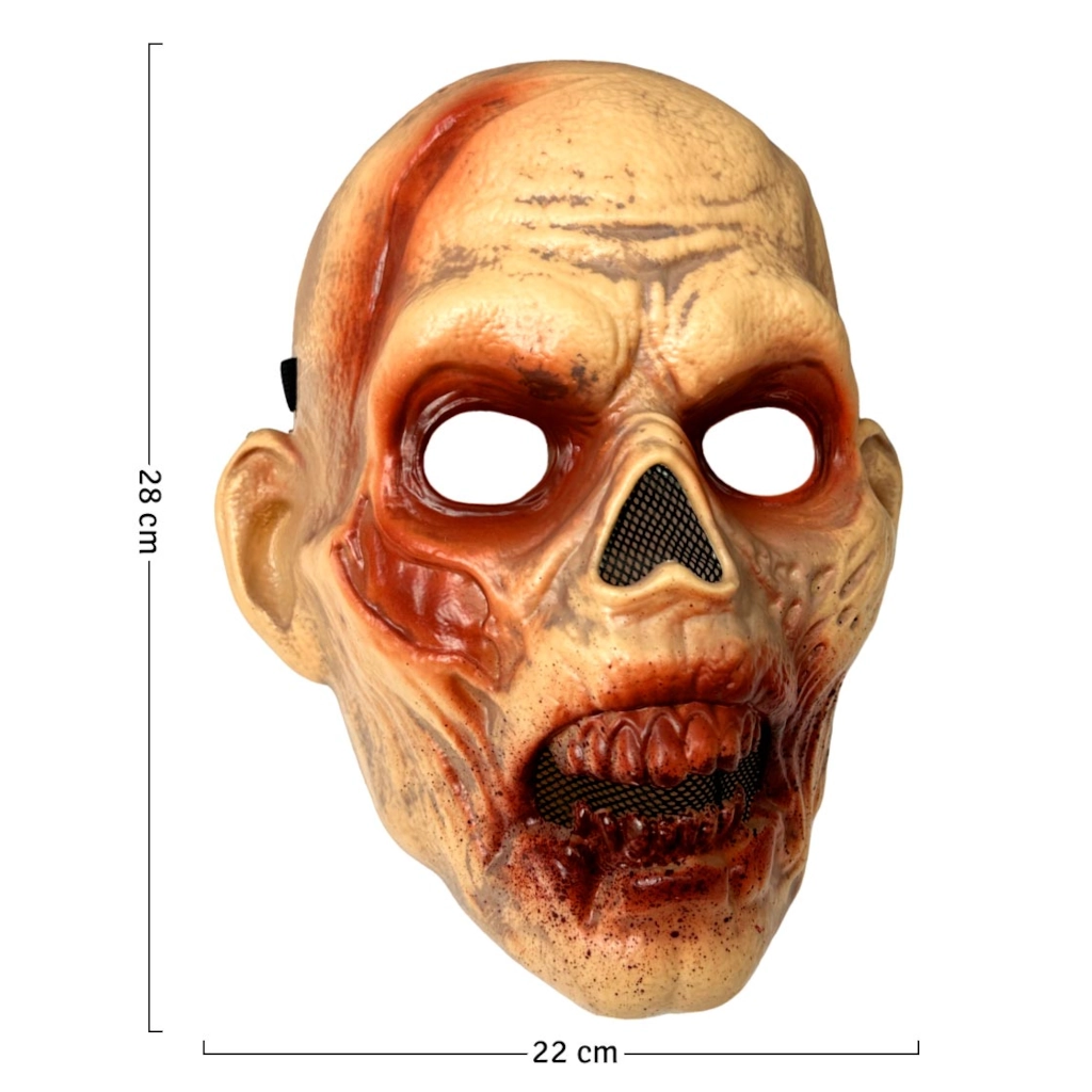 Mascara Zombie medidas