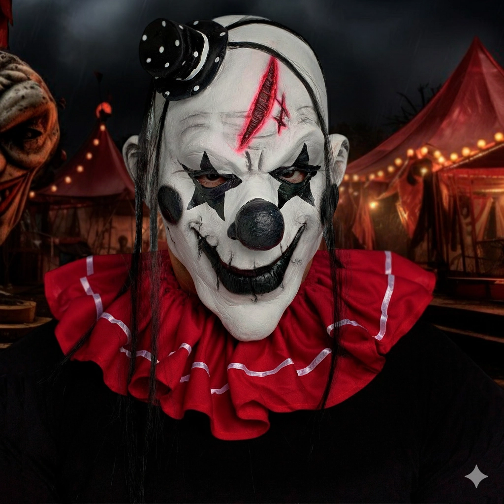 Mascara de Latex de Payaso Asesino