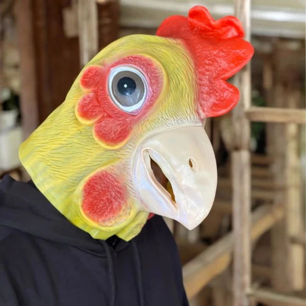 Mascara de Pollo en Latex halloween