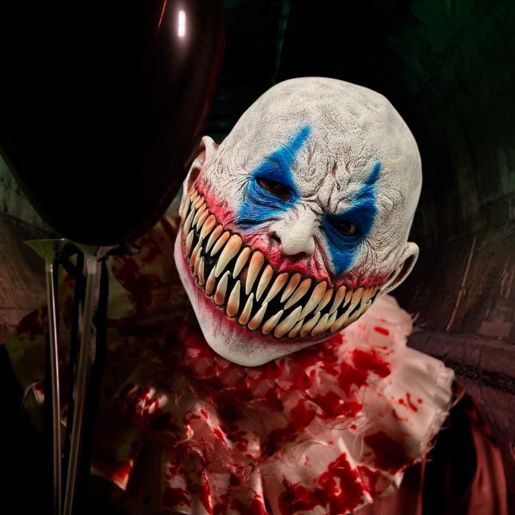 mascara de payaso asesino de terror