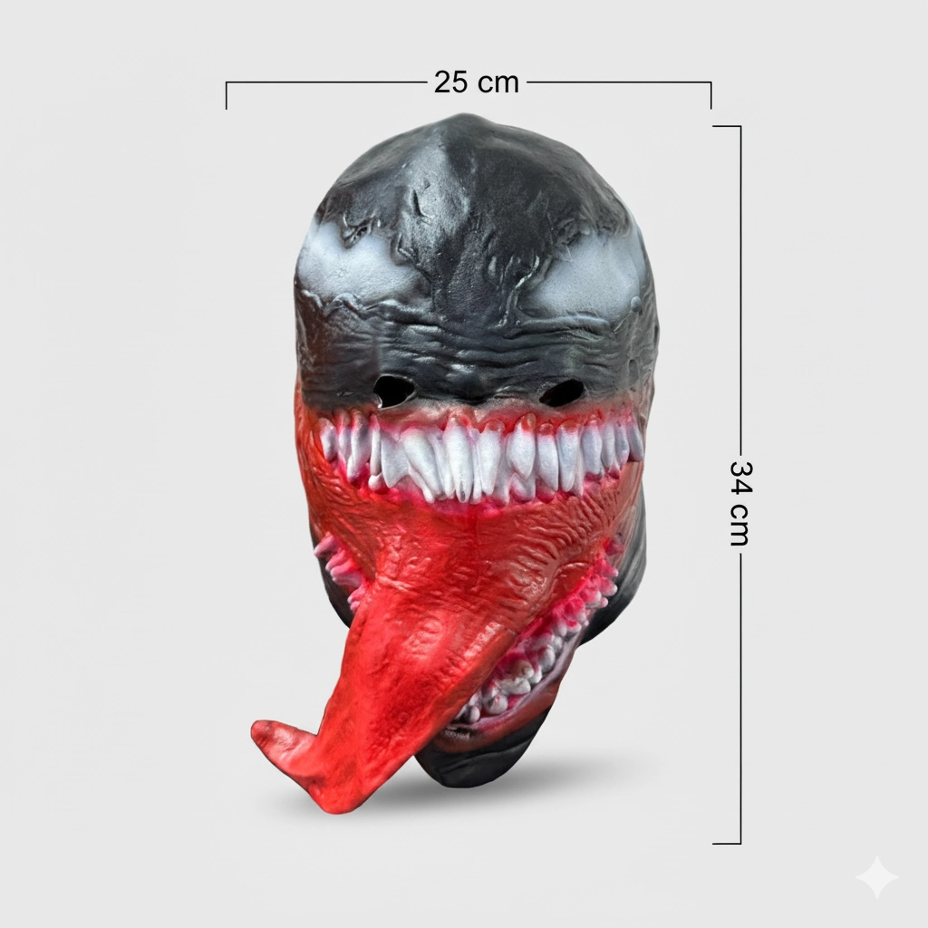 mascara de latex venom halloween